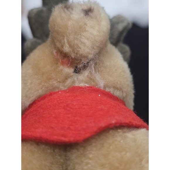 Vintage 1985 McDonalds Coca Cola Plush Reindeer Christmas  Ornament Happy Meal - Picture 7 of 8